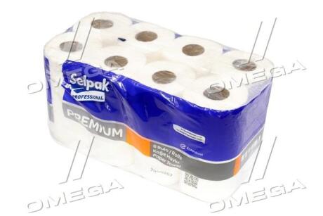 Полотенца бумажные, кухонные, 2-х слойн., 11,25 м. 8 рул. Selpak Pro. 2323080221 (фото 1)