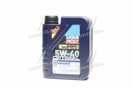 Олива моторна OPTIMAL SYNTH 5W-40 (Каністра 1л) Liqui Moly 3925