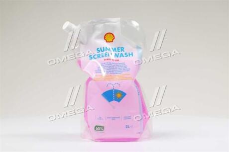 Омыватель стекла летний Summer Screenwash (ready) 2л Shell 48021277431