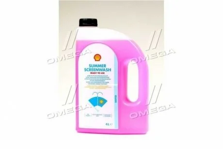 Омивач скла літній SHELL Summer Screenwash (ready) 4л Shell 48021277432