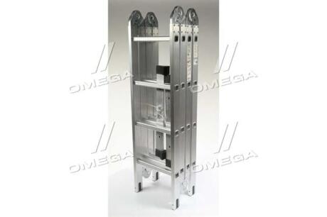 Фото 1 - драбина алюмінієва трансформер 4*4 4,7 MAX 150kg <AXXIS> AXXIS Польша Ax-803 Драбина алюмінієва трансформер 4*4 4,7 MAX 150kg <AXXIS> AXXIS Польша Ax-803 (фото 1)