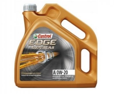 Олива моторна EDGE 0W-20 C5 (Каністра 4л) Castrol 15AC99 (фото 1)