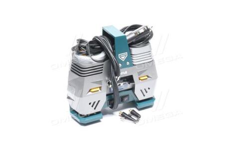 Компрессор, 12V, 10Атм, 48л/мин, LED фонарь, эл. автостоп, прикуриватель <> ARMER ARM-F48