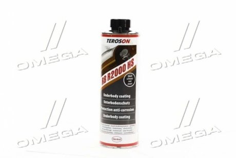 Антикор для днища TEROSON RB R2000 HS BK 1л Н/в 2671610