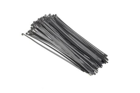 Хомут пластиковий багаторазового використання 6х400 мм., чорний 100 шт/уп. <ДК> Дорожня карта DK-G7.6*400BK