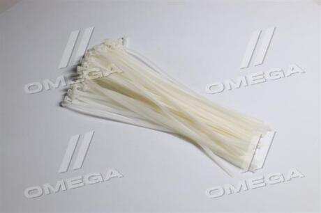 Хомут пластиковый многоразового использования 6х400 мм., белый 100 шт./уп. <ДК> Дорожня карта DK-G7.6*400WT