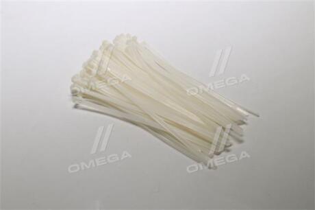 Хомут пластиковый многоразового использования 6х250мм., белый 100 шт./уп. <ДК> Дорожня карта DK-G7.6*250WT