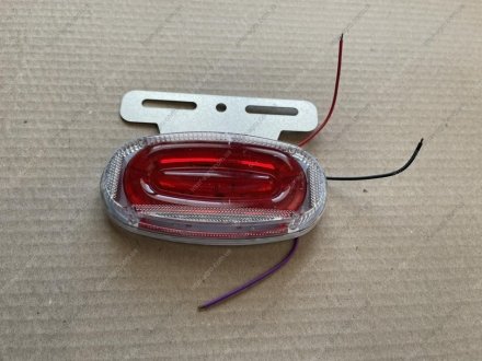 Фонарь габаритный (красный) 9D LED 12/24V (с бегущим поворотником, подсветкой борта) Tempest TP 97-27-96