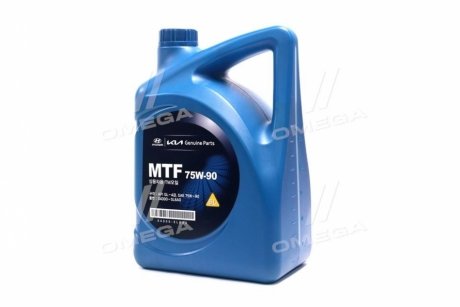 Масло трансмисс. Mobis Hyundai/Kia MTF Gear Oil 75W-90 04300-5L6A0 (Канистра 6л) 043005L6A0 (фото 1)