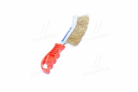 Фото 1 - щетка по металлу (латунная проволока, пластиковая ручка, узкая) BWPH0102 Щетка по металлу (латунная проволока, пластиковая ручка, узкая) BWPH0102 (фото 1)