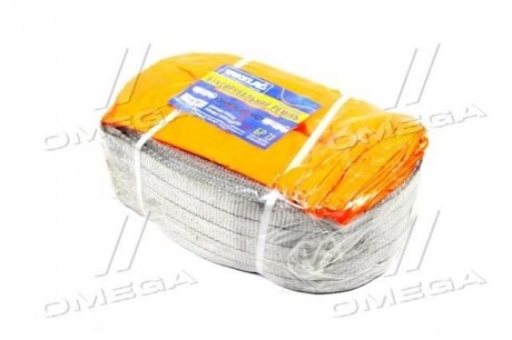 Трос буксирувальний 35т. стрічка 120мм. 5м. петля-петля, 4 шари, сірий (Україна) Украина БР 71