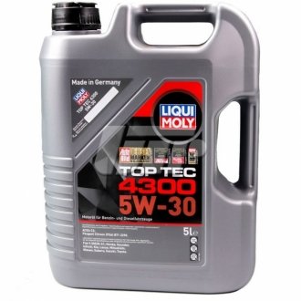 Масло моторн. TOP TEC 4300 5W-30 (Канистра 5л) Liqui Moly 8031