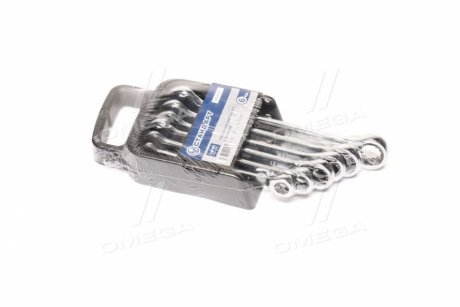 Набор ключей комбинированных с трещоткой 8,10,12-14,17 мм 6ед. на холдере (про-во СТАНДАРТ) Н/в NGW6ST