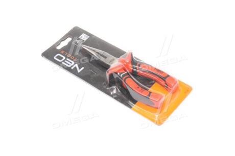 Плоскогубцы удлиненные прямые, 160 мм (1000 В), полированные. (про-во) NEO 01-063 (фото 1)