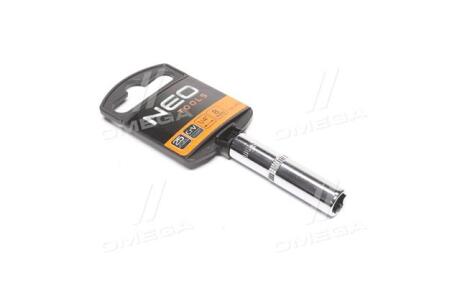 Головка сменная 6-гранная длинная 1/4", 8 мм (про-во) NEO 08-493