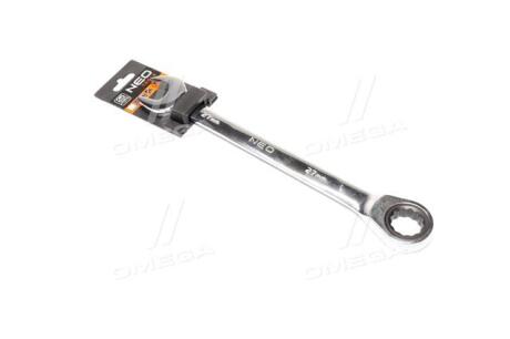 Ключ комбинированный с трещоткой, 27 мм (про-во) NEO 09-044