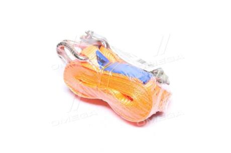 Стяжка груза, 1.5t. 27mm.x6m.(0.5+5.5) метал. ручка <STANDARD DK> Дорожня карта ST-3942