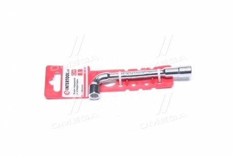 Ключ торцовый с отверстием L-образный 8мм(про-во) Intertool HT-1608