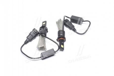 Лампа LED НВ3 (9005), 12-24V, гибкий радиатор (косичка), 6000К, F7 Китай 3700955 (фото 1)