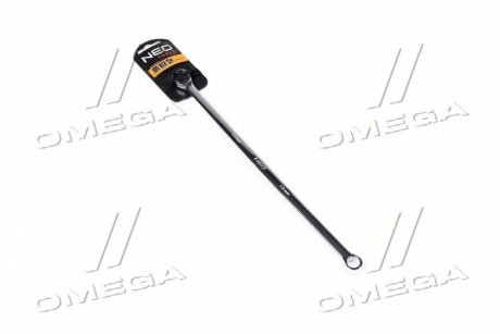 Двойной кольцевой ключ, с храповиком, длинный, 13 мм. (про-во) NEO 09-363