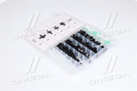 Набор клипс крепления обшивки, 290 шт. (про-во) NEO 11-961