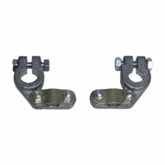 Клеммы АКБ 2шт (+/-) свинец усиленные под стальную планку Украина (S.I.L.A. AC) Н/в 11592