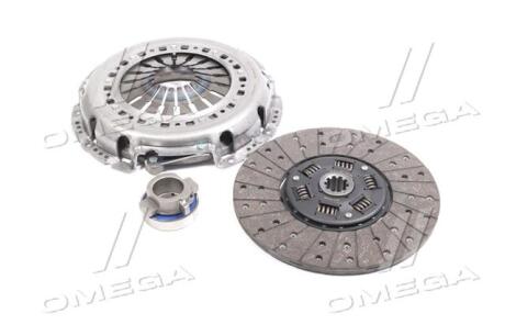 Сцепление ЗМЗ 511, 513, 523 с муфтой (лепестковый, усиленный, с пружинкой 11-7562) (покупн. ГАЗ) PR.511.1601000-280 (фото 1)