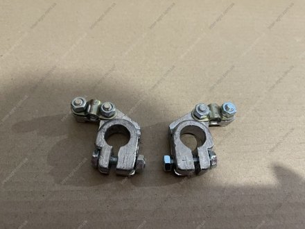 Клемма аккумулятора 2шт, свинец, 480гр, сталевий затискач РЕМОНТ усиленная КАМАЗ, МАЗ, ГАЗ, Трактора АВТО-СОЮЗ 88 11-3703210-27