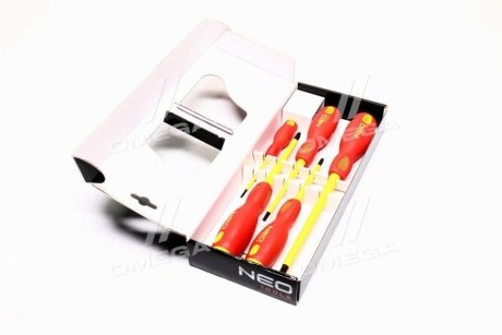 Отвертки (1000 В), набор 5 шт (Вр-во) NEO 04-220