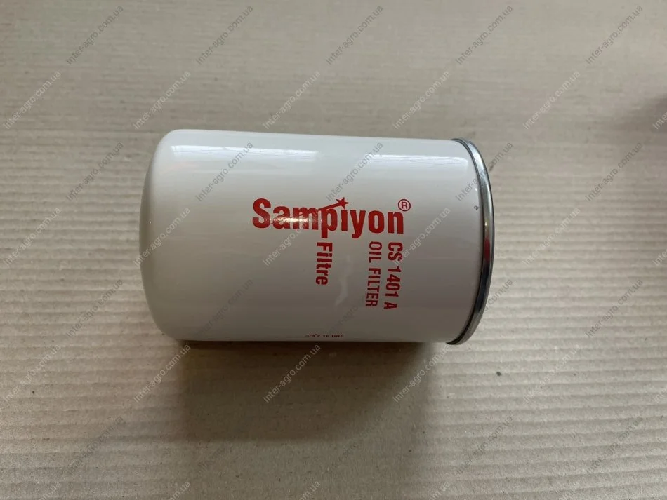 Фильтр масляный МТЗ, МАЗ, ЗИЛ дв. Д-245, 260, PERKINS, NEW HOLL, JCB, LANDINI, FIAT CAT/AGRO (М5101/1) SAMPIYON ФМ009-1012005 (CS 1401 A) (фото 1)