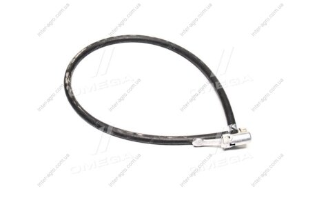 Шланг подкачки велосипедный 0,8м ГОСТ 9356-75 (алюминий) (Рось-Резина) Рось-гума 37026