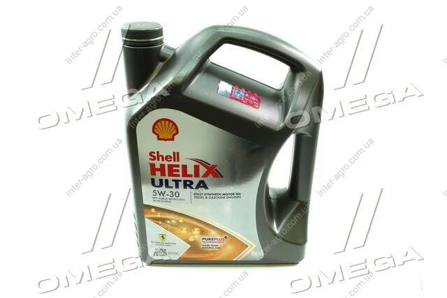 Олива моторна SHELL Helix Ultra SAE 5W-30 (Каністра 5л) Shell 550074366 (фото 1)