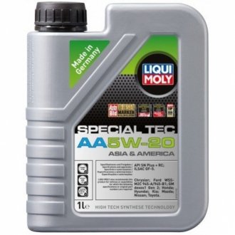 Масло моторное. Special TEC AA 5W-20 (Канистра 1л) Liqui Moly 7620