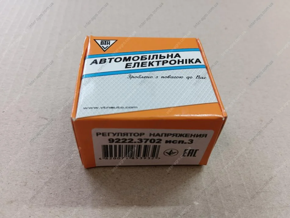 Реле інтегральне 28,8В КАМАЗ із генератором. 4502.3771, 3232.3771, під провід під М6 (вир-во ВТН) ВТН НПП, Украина 9222.3702 (фото 1)