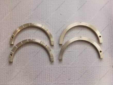 Полукольцо подшипника упорного ЯМЗ 236, 238 Р2 (ремонтные, к-кт 4 шт) DETALKA 7511.1005183-02