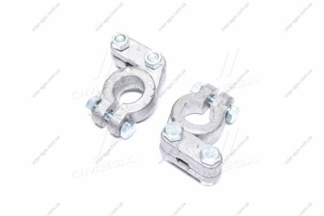 Клемма аккумулятора 2шт, свинец, 350гр РЕМОНТ КАМАЗ, МАЗ, ГАЗ, Трактора АВТО-СОЮЗ 88 11-3703210-23