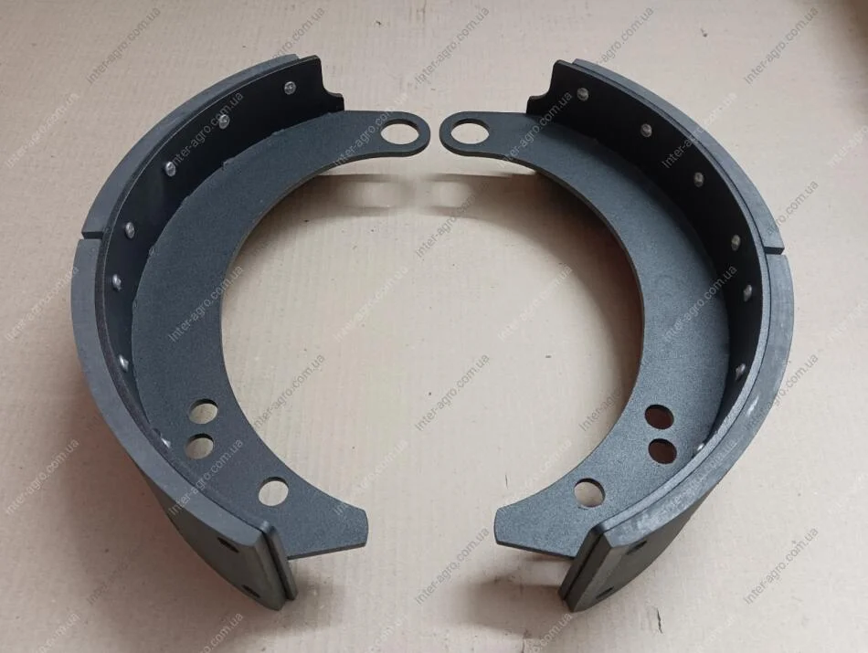 Колодка гальмівна ГАЗ 3307, 3309 задня з накл. (2 шт) (вир-во Трібо) ТРИБО 3309-3502090 (фото 1)