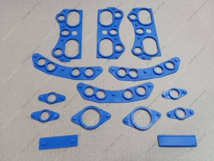 Ремкомплект прокладки ГБЦ ЯМЗ 236 НЕ, БЕ, НЕ2, БЕ2 (синий силикон, на 1 г/б) 236НЕ-1003004 (фото 1)