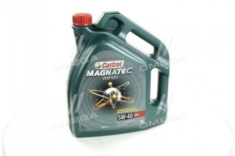 Масло моторное Magnatec Diesel 5w-40 DPF (Канистра 5л) Castrol 1502BA (фото 1)