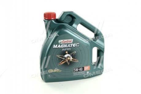 Масло моторное Magnatec Diesel 5w-40 DPF (Канистра 4л)) Castrol 15C4AA (фото 1)