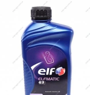 Масло трансмиссии. ELF matic G3 ATF3 (Канистра 1л) Elf 213861