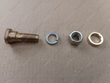 Палець ексцентриків ГАЗ 3307, 4301, ПАЗ (з ексцентриком, гайкою та гровером) DETALKA 4301-3501068