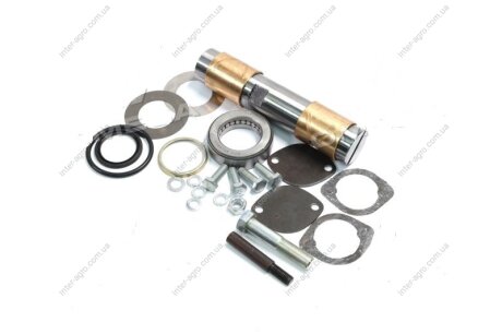 Шкворень в комплекте ПАЗ,ЗИЛ 4331 D=45 (мост КААЗ, нового образца, к-кт на одну сторону) DETALKA 111-3001019