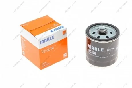 Фильтр масляный двигателя LANOS, AVEO, LACETTI, NUBIRA, NEXIA (выр-во -MAHLE) KNECHT OC90