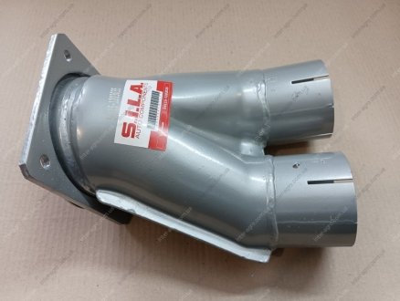 Фото 1 - тройник глушителя КАМАЗ ЕВРО (изогнутый) S.I.L.A. 54115-1203035 Тройник глушителя КАМАЗ ЕВРО (изогнутый) S.I.L.A. 54115-1203035 (фото 1)