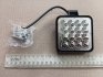 Фара LED квадратная 48W (16 диодов) (8,5см х 8,5см х 1,5см) 3D линза Mini Дорожня карта DK 3723 (фото 3)