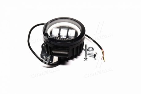 Фото 1 - фара LED СТМ круглая 30W (+ LED кольцо) <ДК> Дорожня карта DK 3730 Фара LED СТМ круглая 30W (+ LED кольцо) <ДК> Дорожня карта DK 3730 (фото 1)