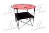 Стол складной круглый с подстаканниками для пикника, рыбалки 70*70*62см. <AXXIS> AXXIS Польша Ax-1216 (фото 2)