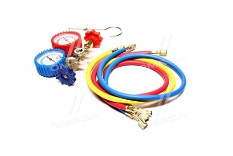 Фото 1 - манометрический коллектор 2-вентильный для заправки кондиционеров. <AXXIS> AXXIS Польша Ax-1110 Манометрический коллектор 2-вентильный для заправки кондиционеров. <AXXIS> AXXIS Польша Ax-1110 (фото 1)