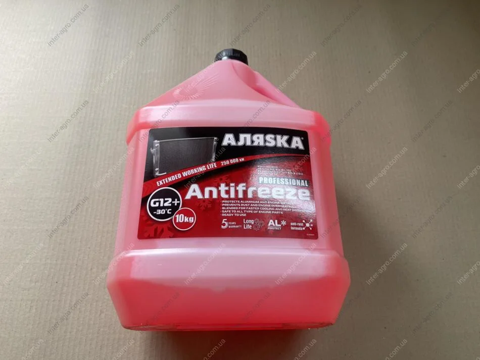 Антифриз Аляска ANTIFREEZE-30 (червоний) 10кг АЛЯSКА 9006 (фото 1)